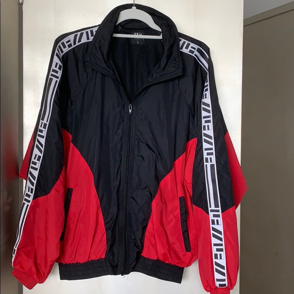 LF sport black and red windbreaker NWOT